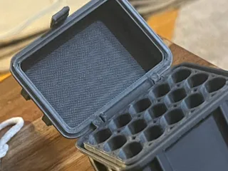 AAA Battery Storage Box (fixed lock mechanism)