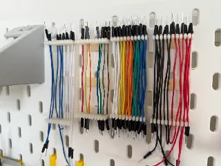 Dupont Cable Organizer 10 & 20mm with optional Skadis hooks