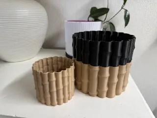 Bamboo Plant pot and Planter - Vase mode design