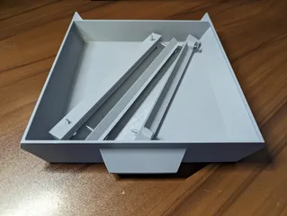 Under Desk Drawer with Double Travel Stops