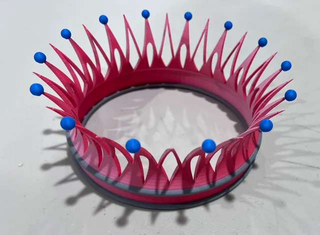 crown of many points by Fastlayne3dp | Download free STL model ...