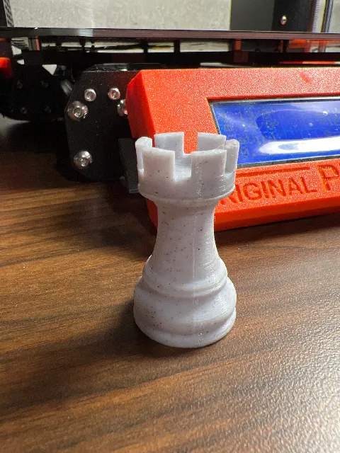 Make of Rook Chess Piece detailed by Sean | Download free STL model ...