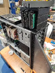 3 x 5.25in bay to four 3.5in hard drives cage