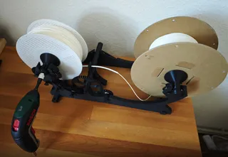 Pastamatic - Filament Spool Winder for Bambu Lab X1C/P1P AMS (level winder with self reversing leadscrew)