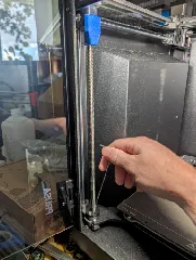 Core One front leadscrew alignment helper