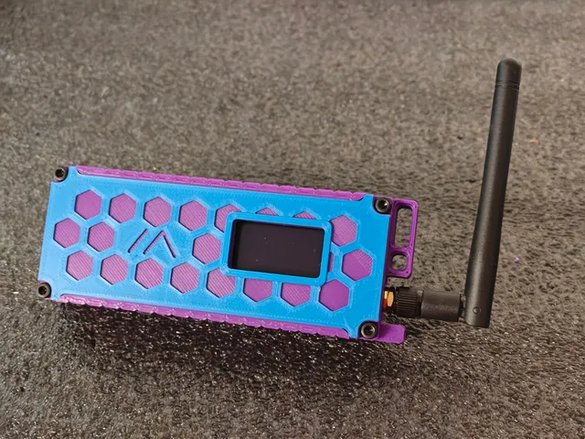 トップス PRANK PROJECT Docking Mesh Bister Make of T-Beam Supreme case for Meshtastic by Jeff N
