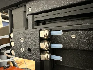XL Filament Sensor Blocks (3x and 6x) with PC4-M10 Passthrough Fittings