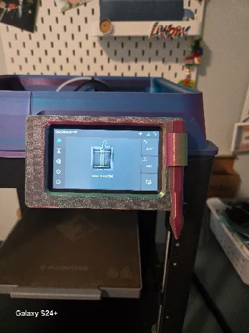FlashForge Adventurer 5M/5X Screen Bezel With Optional Stylus Holder by ...