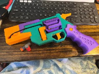 Hamstringer, a half dart nerf revolver by ZeroBlade | Download free STL ...