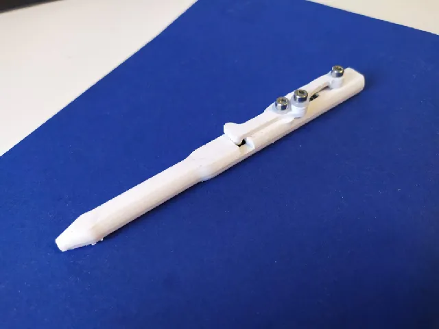 Make of Mechanical Dual Spring Pen by Filip | Download free STL model ...