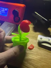 Piranha Plant Multi Color - 45rpm Vinyl Adapter