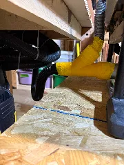 Dewalt DWE7485 Table Saw Dust Collection