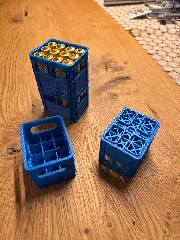 Customizable & stackable beer crate for all types of batteries
