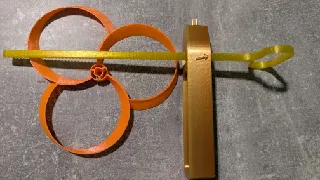 Strong Flying Propeller / Pull Copter (No Supports)