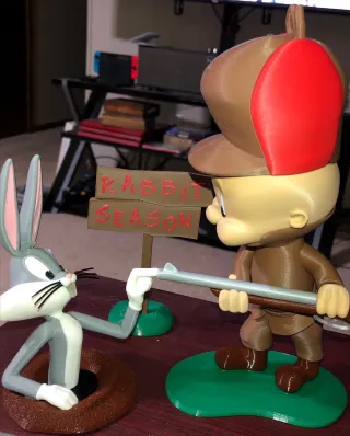 Make of Elmer Fudd by jrhweb | Download free STL model | Printables.com