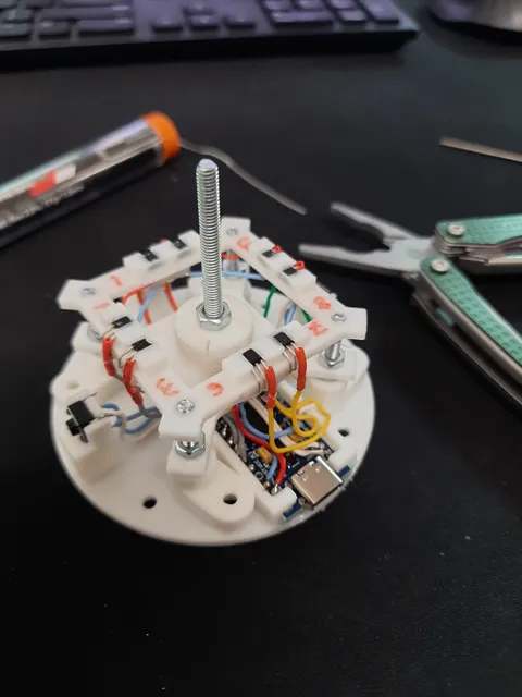 Make of CAD mouse / Spacemouse using Hall Effect Sensors by Rares Paul ...