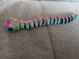 Flexi Baby Snake - Print in place - No Supports