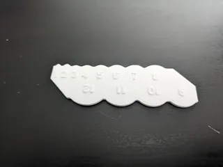 Fillet Radius Finder (Inner/Outer) - Design Reference Ruler 1 to 12mm