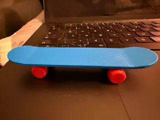 Robust Finger Skateboard V2 - Durable, Rollable, Fully printable & Skaleable!