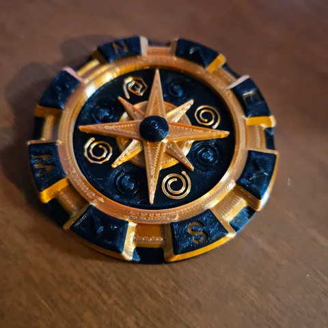 Compass Fidget Spinner by BeetleBuild | Download free STL model ...