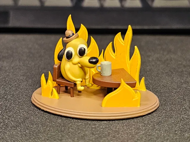 This is Fine Dog Remix, Remix by Foppemoa, Download free STL model