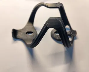 Simple bike bottle cage mount