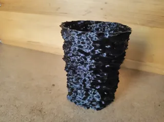 Perlin noise vase