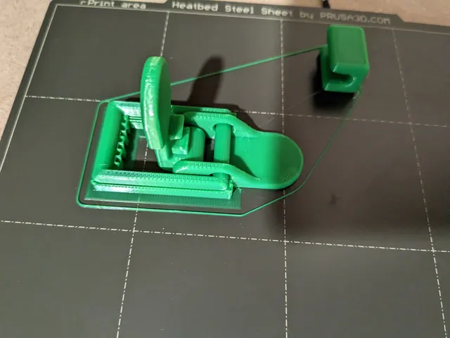 Lever Latch With Locking System by Layer By Layer | Download free STL ...