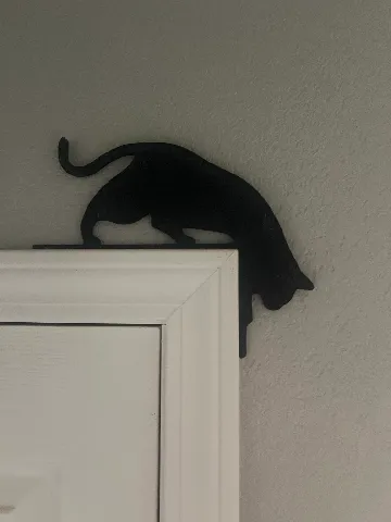 WallArt - Cat Door 001 by RGB Slotcover | Download free STL model ...