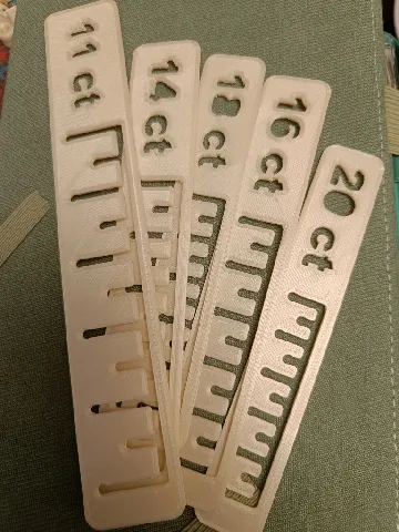 Cross stitch grid rulers by olivvybee | Download free STL model ...