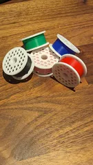 Hex filament spool maker space decoration for Qube 500