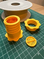 Parametric Adjustable Spool Holder for Silica Gel