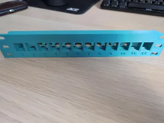 10'' rack patch panel by Karel | Download free STL model | Printables.com
