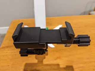 Phone stand with screw and GoPro atachment