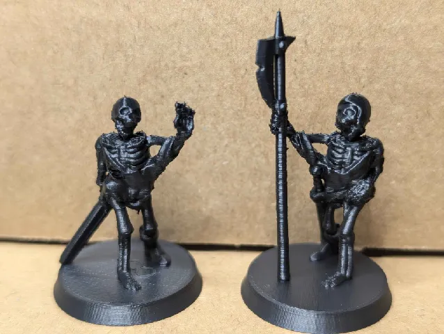 Skeletons! 28mm (No supports needed) by Brite Minis | Download free STL ...