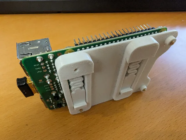 Make of Raspberry Pi DIN rail mount by Chevdor | Download free STL ...