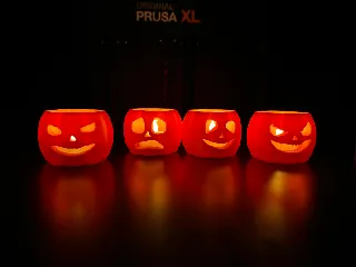 Pumpkins candle holders for tea light