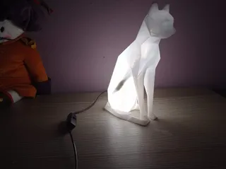 Low poly cat
