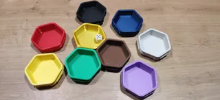 Interlocking Sorting Cups (Hex Shape) - Version 2