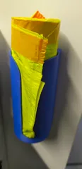 Trash bag roll holder