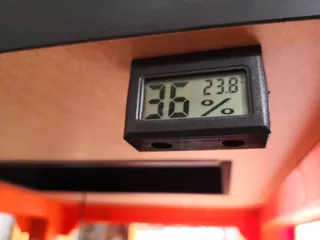 Thermometer case for Ikea LACK enclosure