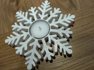 Snowflake Candle Holder