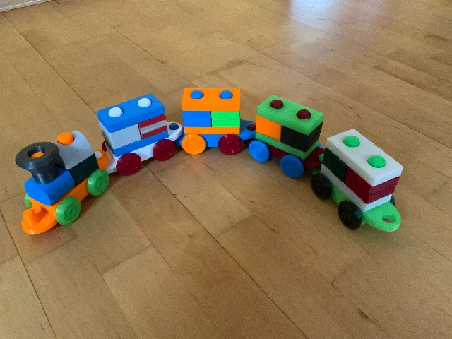 Make of Stacking Block Toy Train MK3 by Chris_300m | Download free STL ...