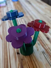 Large brick flower