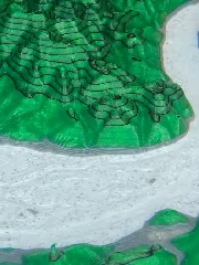 Topographic 3D Map - Danube Bend (Dunakanyar)