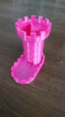 Dice tower with variable height