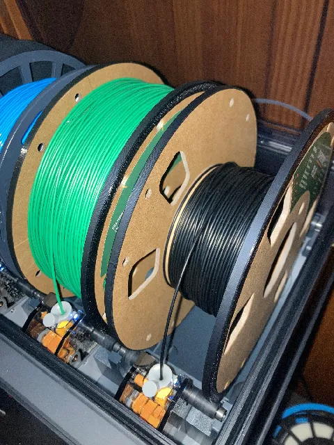 Make of OVERTURE Bambu Lab AMS Cardboard Spool Adapter Ring by ...