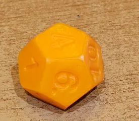 D12 dice - 30 mm size (dodecahedron)