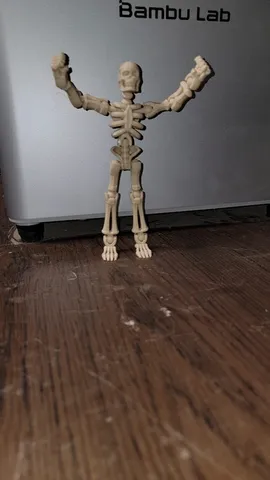 poseable skeleton by Jakub Bulacz | Download free STL model ...