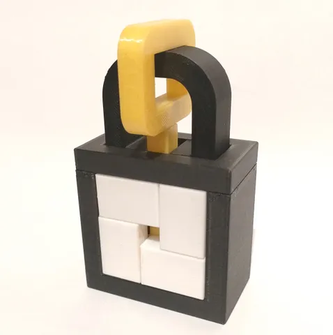 Key Trap - Interlocking puzzle by Christoph Lohe by Printable Puzzle ...